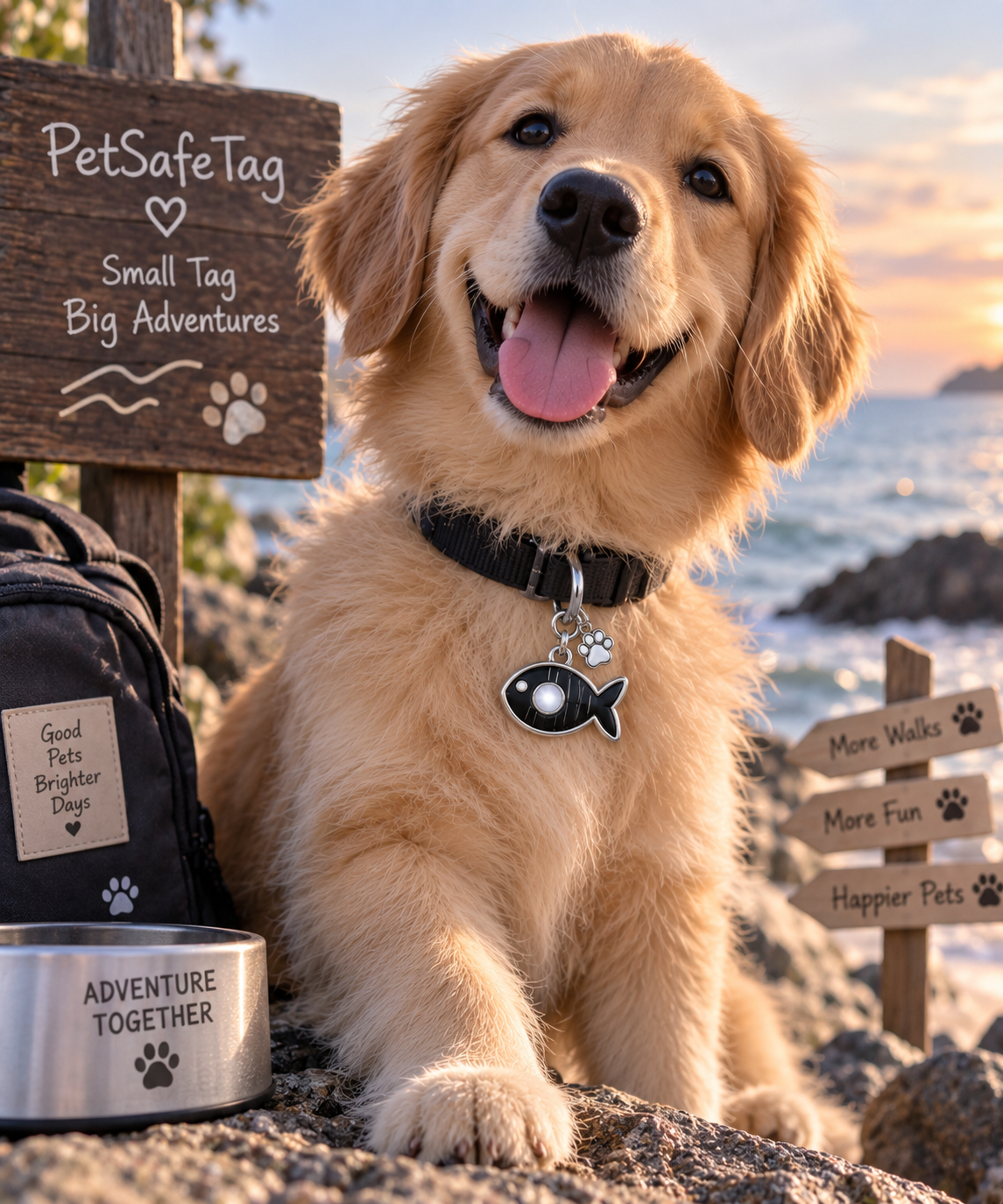 PetSafeTag Fish Black - Ảnh 3